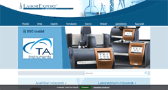 Desktop Screenshot of laborexport.hu