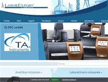 Tablet Screenshot of laborexport.hu